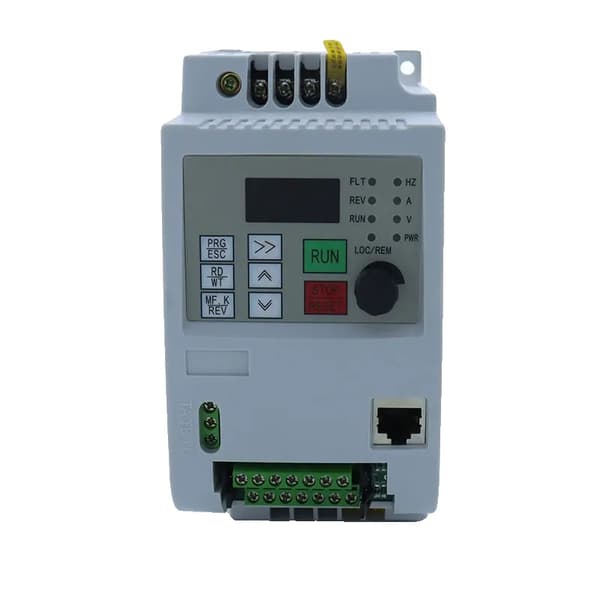 Frekvensomformer, 0,75KW - 4KW udgangseffekt, justerbar hastighedskontrol,2.2KW 220V(hvid)