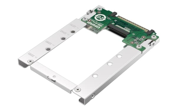 QNAP QDA-UMP4A, U.2, M.2, U.2, Hankjønn, Flerfarget, NAS / Storage server, 69,8 mm