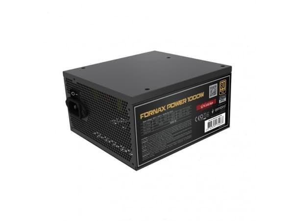 Zasilacz komputerowy Fornax Power 1000W aktywny PFC wentylator 12 cm 80+Gold