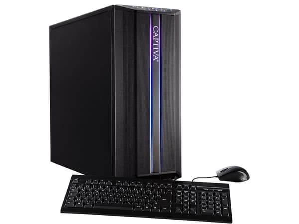 CAPTIVA Advanced Gaming R69-346, 3,6 GHz, AMD Ryzen™ 5, 5500, 16 GB, 1 TB, Windows 11 Home Svart