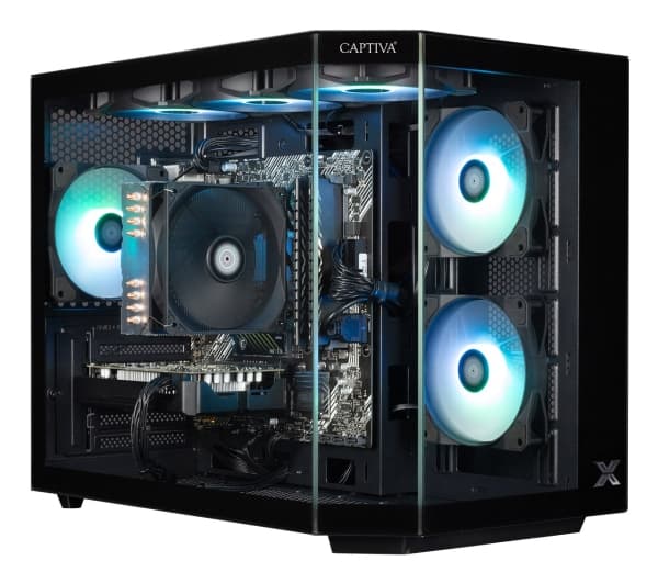 CAPTIVA Advanced Gaming R85-215, 3,4 GHz, AMD Ryzen™ 7, 5700X, 32 GB, 1 TB, Windows 11 Home Svart