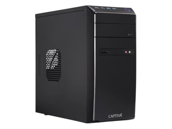 Captiva I65-476 PC DDR4-SDRAM i5-10400 Tower Intel® Core™ i5 Prozessoren der 10. Generation 8 GB 250 GB SSD Windows 11 Pro Schwarz (65476) musta