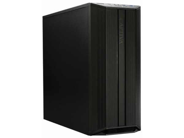 CAPTIVA PC Workstation R89-639 (Ryzen 7 9700X/SSD 1TB/32GB/WLAN/Windows 11 Pro 64-bit), 3.8 GHz, AMD Ryzen™ 7, 32 GB, DDR5-SDRAM, 1 TB, Windows 11 Pr musta
