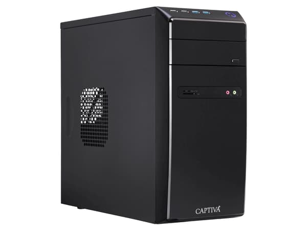 Captiva Power Starter I65-021, 2,6 GHz, Intel® Core™ i5, 16 GB, 480 GB, DVD-RW, Windows 11 Home musta