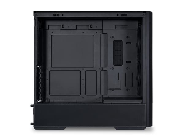 Lian Li LAN207DX, Midi Tower, PC, Sort, ATX, micro ATX, Mini-ITX, Stål, Hærdet glas, 18 cm