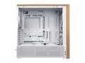 Miniatyrbild 4 av 5: Lian Li Lancool LAN217W, Midi Tower, PC, Vit, Trä, ATX, EATX, SSI EEB, Stål, Härdat glas, Trä, 18 cm
