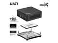 Miniatyrbilde 4 av 5: MSI Cubi N ADL 006DE - Mini-PC - Pentium N200 / inntil 3.7 GHz - RAM 4 GB - SSD 128 GB - UHD Graphics - Gigabit Ethernet - Win 11 Pro - monitor: inge