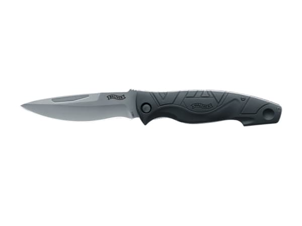 Walther 5.0755, Single, Fällkniv, Spear point, Rostfritt stål, Svart, 24,5 cm