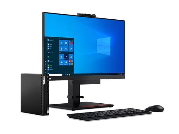 Lenovo ThinkCentre M75q Gen 2 11JN - Liten Ryzen 5 5600GE / upp till 4.4 GHz - RAM 16 GB - SSD 256 GB - TCG Opal Encryption 2, NVMe - Radeon Graphics