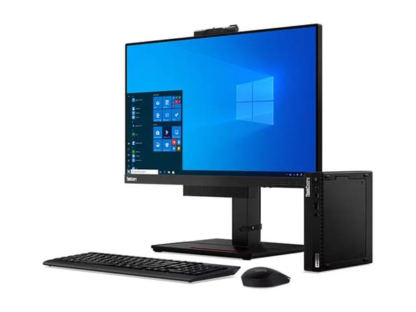 Lenovo ThinkCentre M75q Gen 2 11JN - Liten Ryzen 5 5600GE / upp till 4.4 GHz - RAM 16 GB - SSD 256 GB - TCG Opal Encryption 2, NVMe - Radeon Graphics