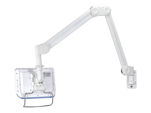 Neomounts FPMA-HAW200 - Brakett - full bevegelse - for LCD-skjerm - medisinsk - hvit - skjermstørrelse: 10"-27" - veggmonterbar