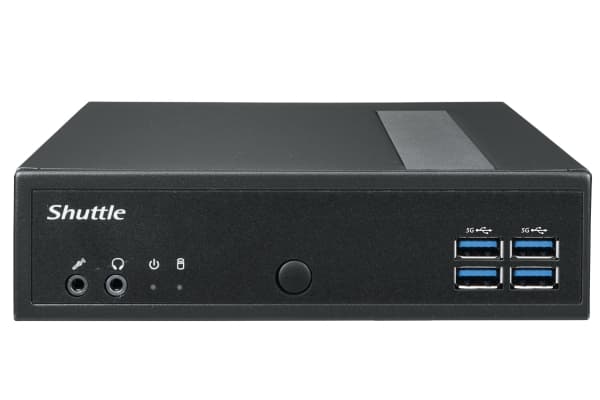 Shuttle DL3000XA XPC Slim System DL3000XA, Intel N100, 8 GB RAM, 128 GB SSD M.2 NVMe, 2,5 GBit LAN x2