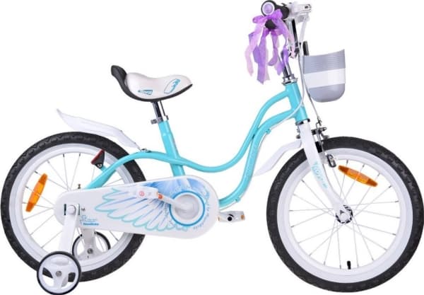 Royalbaby RoyalBaby lasten polkupyörä 16" Little Swan kori sivupyörät RB16-18