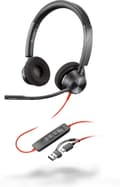 Miniatyrbild 2 av 2: POLY Blackwire 3320 Stereo USB-C Headset + USB-C/A-adapter