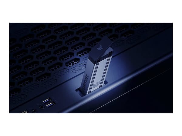 Acer Predator Orion 7000 PO7-660 - Tower spel - Core Ultra 9 285K / upp till 5.7 GHz - RAM 64 GB - SSD 2.048 TB - GeForce RTX 5090 - IEEE 802.11ax (W