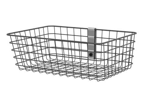 Ergotron - Monteringskomponent (trådkorg) - stor - medicinsk - mörkgrå - monterbar på vagn - för P/N: SV42-8302-2