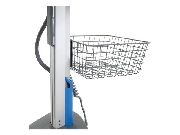 Ergotron - Monteringskomponent (trådkorg) - stor - medicinsk - mörkgrå - monterbar på vagn - för P/N: SV42-8302-2