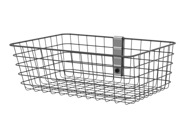 Ergotron - Monteringskomponent (trådkorg) - stor - medicinsk - mörkgrå - monterbar på vagn - för P/N: SV42-8302-2