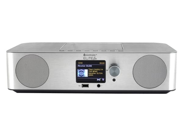 Soundmaster ICD2060SI, Internet, DAB+, FM, UKW, 15 W, MP3, 7,11 cm (2.8"), Sort, Metallic