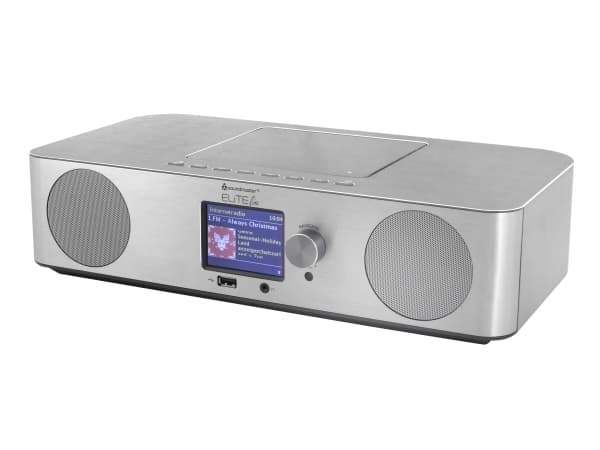 Soundmaster ICD2060SI, Internet, DAB+, FM, UKW, 15 W, MP3, 7,11 cm (2.8"), Sort, Metallic