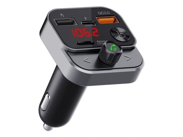 Technaxx FMT1700BT, FM, 87,6 - 107,9 MHz, Bluetooth/USB, 64 GB, Cigartænder, 12–24