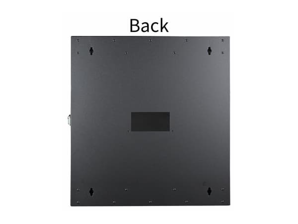 Lanview by Logon - Rack cabinet double section - svart, RAL 9005 - 12U - 19"