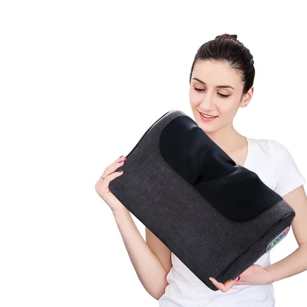 Shiatsu massør, Infrarød varme, Multifunktionelt massagepude, EU-stik, RP2-H-6