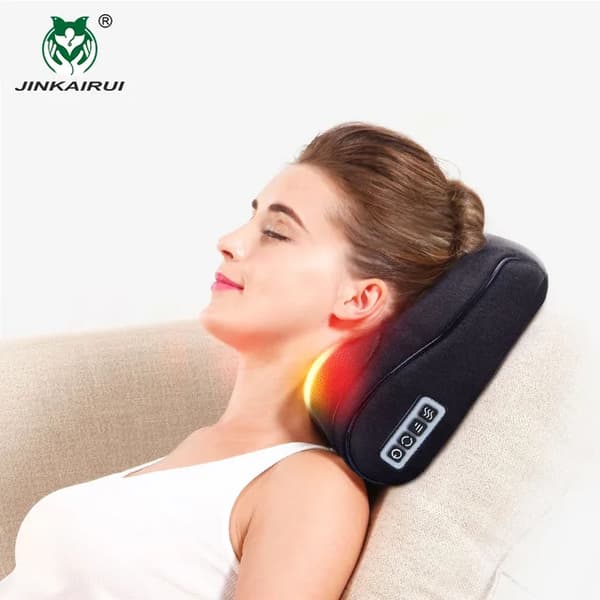 Shiatsu massør, Infrarød varme, Multifunktionelt massagepude, EU-stik, RP2-H-4