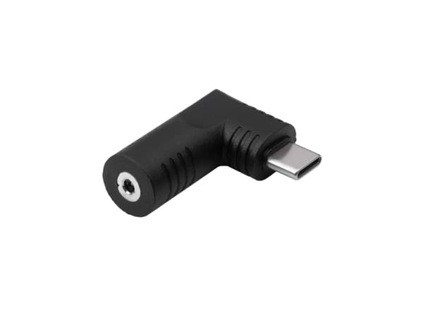 Akyga AK-ND-D15, USB type C, 2.5 x 0.7 mm, Sort