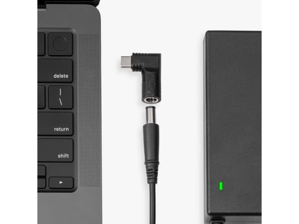 Akyga AK-ND-D15, USB type C, 2.5 x 0.7 mm, Sort