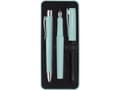 Miniatyrbilde 1 av 2: Faber-Castell Poly Ball Set, Sort, Lyseblå, 3 stykker, Kulepenn + fyllepenn