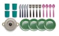 Miniatyrbilde 2 av 5: GB SPISESTEL I NETT 15CM 22 DELE