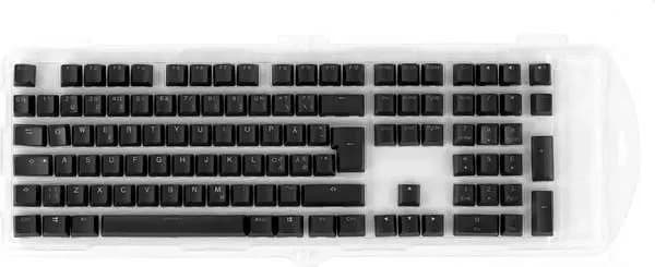 Ducky Black - 115 Keycap set - Double-shot PBT - Nordic Layout