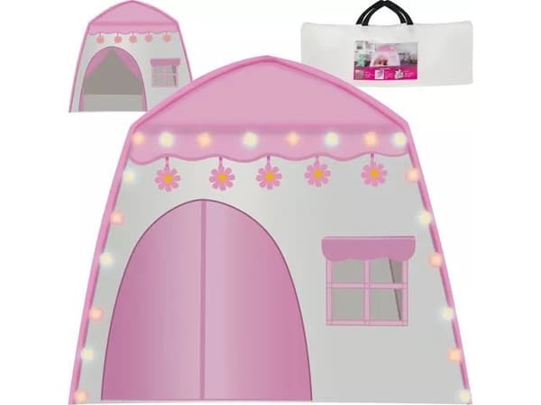 Kruzzel barntält HOUSE + lampor 23472