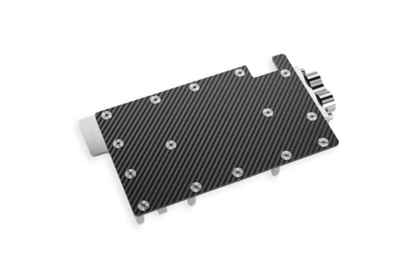 Alphacool 10261, Bakre platta, Gjuten aluminium, Krom, Koppar, Svart, Krom, 1/4", 60 ° C, 0,8 Bar
