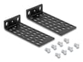 Miniatyrbilde 1 av 2: Delock universalmonteringssett for stativ, 2 deler, svart