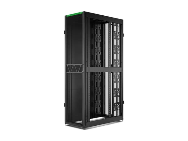 APC NetShelter SX Gen 2 - Räkkikaappi - 2258H x 600W x 1200D mm, sivuilla - gulvstående - sort - 48U - 19"