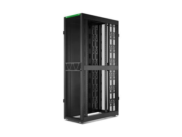 APC NetShelter SX Gen 2 - Räkkikaappi - 2258H x 600W x 1200D mm, sivuilla - gulvstående - sort - 48U - 19"