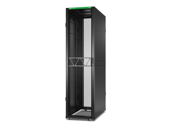 APC NetShelter SX Gen 2 - Räkkikaappi - 2258H x 600W x 1200D mm, sivuilla - gulvstående - sort - 48U - 19"