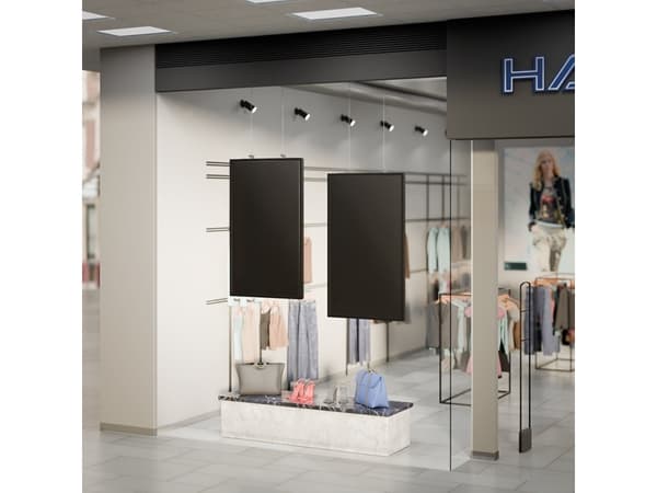 Hagor 8603, 25 kg, 139,7 cm (55"), 139,7 cm (55"), Høydejustering, Svart