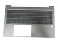 Miniatyrbilde 1 av 2: HP - Erstatningstastatur for bærbar PC - med pekepinne, ClickPad - bakbelysning - QWERTY - Gresk - med toppdeksel - for ZBook Firefly 15 G7 Mobile Wo
