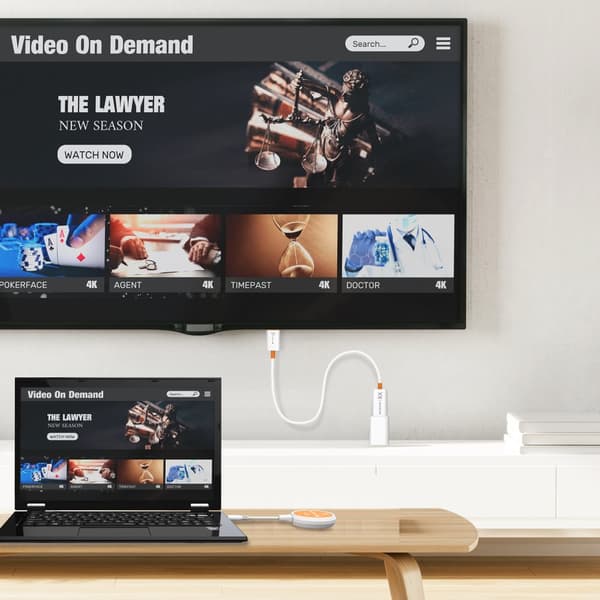 j5create JVAW62-N ScreenCast USB-C® HDMI™-förlängare för trådlös skärm