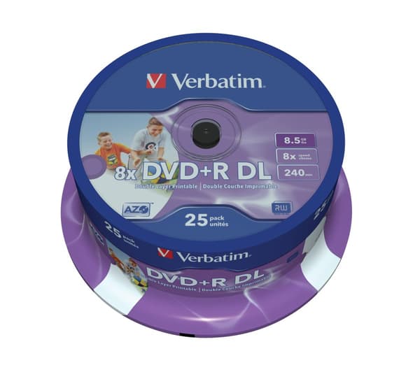 Verbatim 43667 tomma dvd:er 8,5 GB DVD+R DL 25 styck