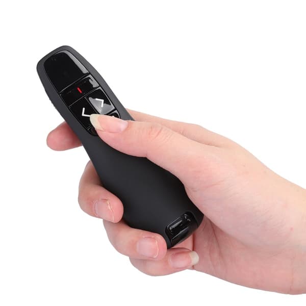 PPT Pen R400 Laser Presenter Trådlös elektronisk pekare Fjärrkontroll Datortillbehör (3,6V-4,2V)Rött ljus