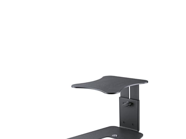 K&M højttalerstativ bordmodel, justérbar, max. 15kg, sort