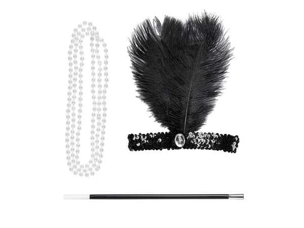 Flapper udklædningssæt