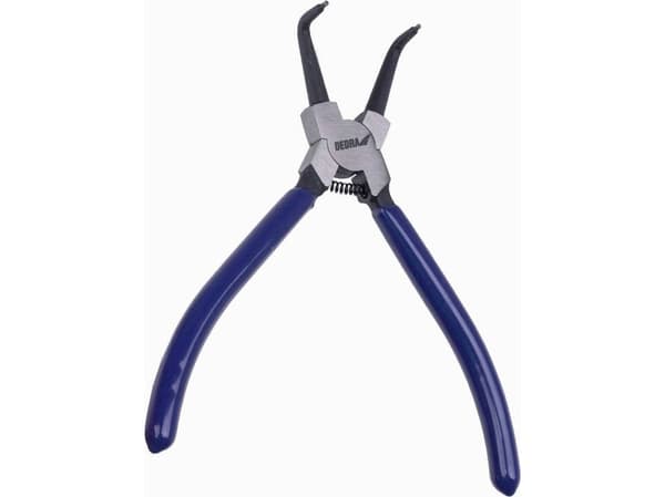 Dedra Seger tang for låseringer 180mm, innvendig bøyd