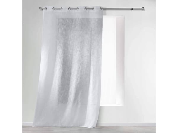 douceur d'intérieur, Gordijn met lussen, 140 x 240 cm, Belani linnen, polykatoen, effen