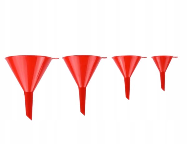 Sett med trakter 4 stk. 52 76 100 120 mm (100/200)