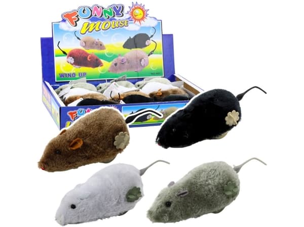 Påskrudd pelsmus som rir interaktiv blanding